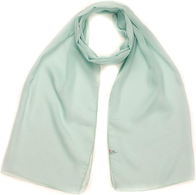 Classy plain chiffon scarf