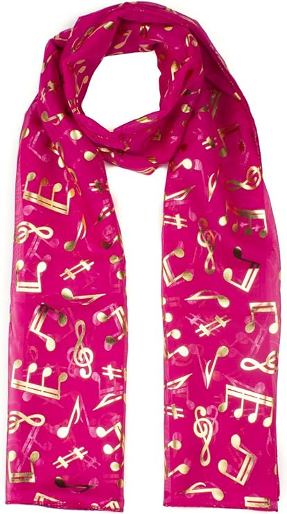 musical notes Lightweight scarf