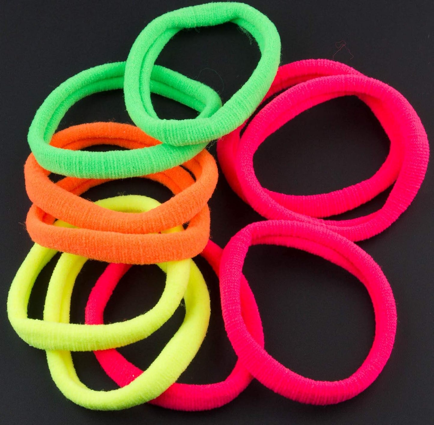 Set of 10pcs plain jersey large elastic