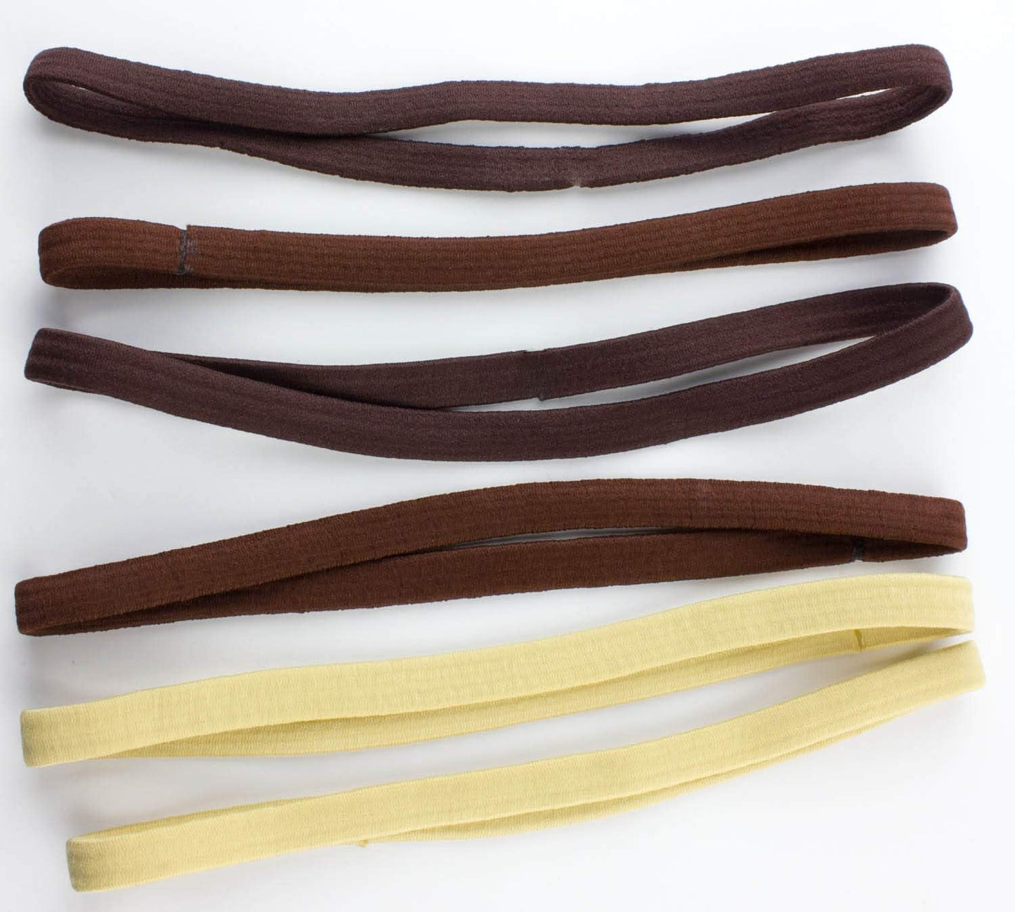 Pack of 6 unisex elastic bands 10mm (1cm)