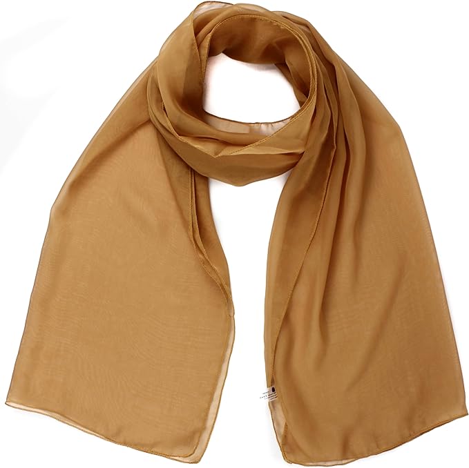 Classy plain chiffon scarf