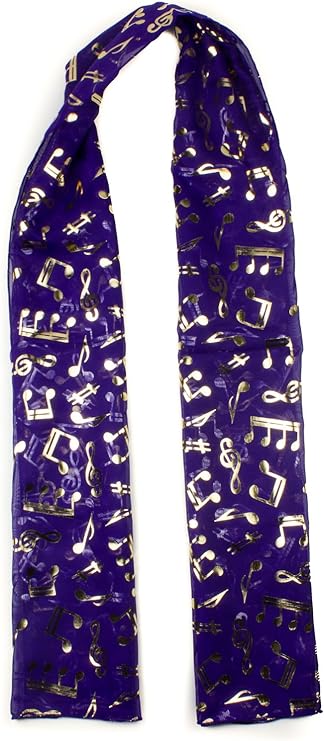 musical notes Lightweight scarf