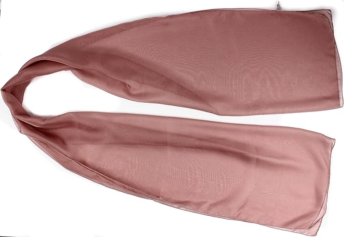 Classy plain chiffon scarf
