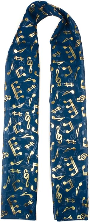 musical notes Lightweight scarf
