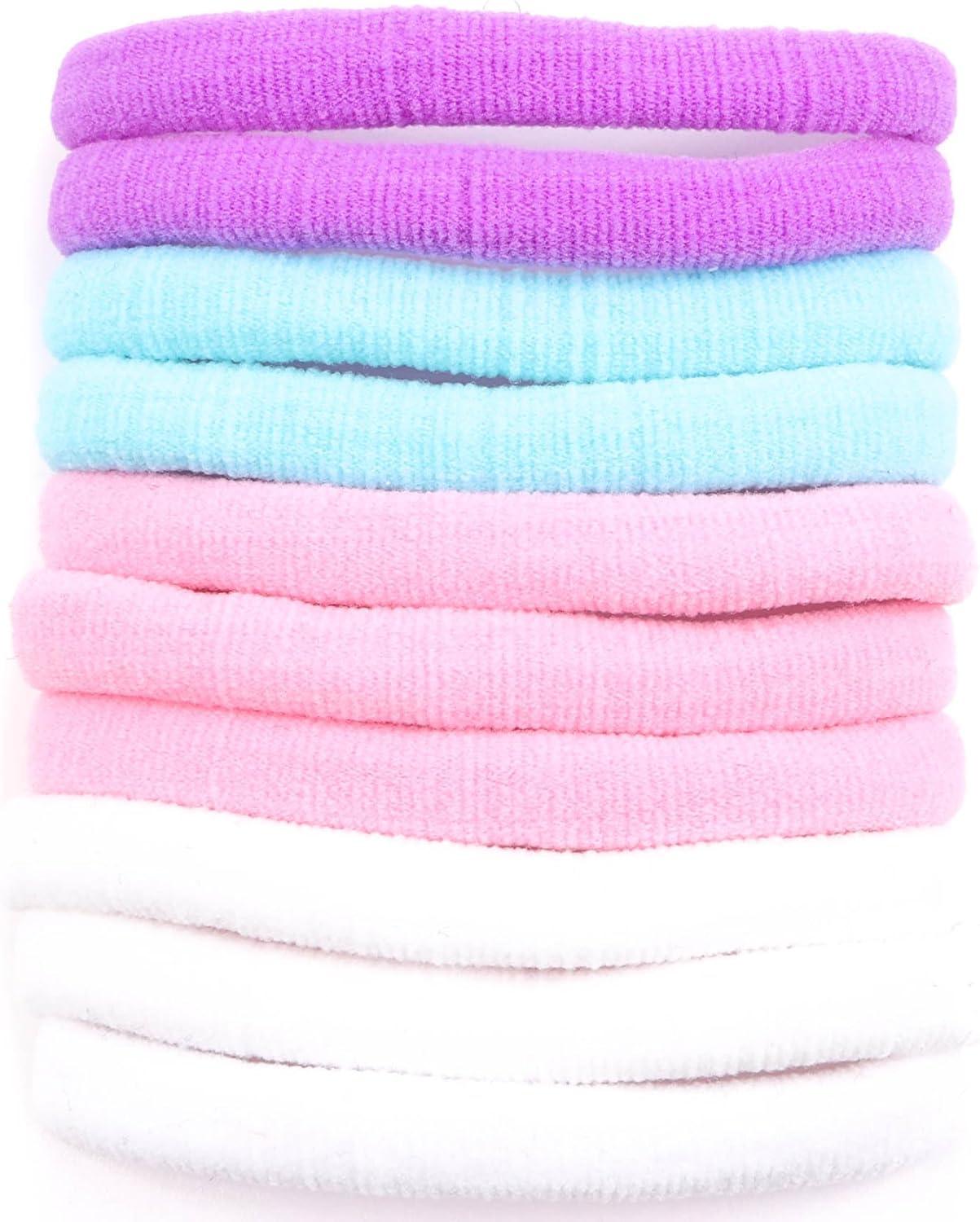 Set of 10pcs plain jersey large elastic