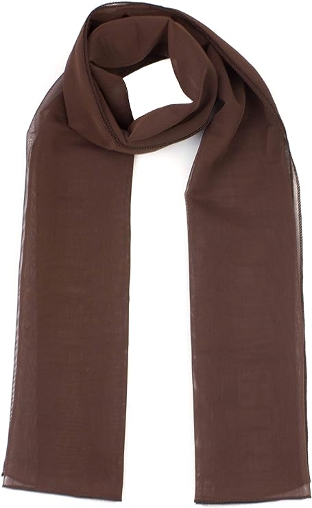 Classy plain chiffon scarf