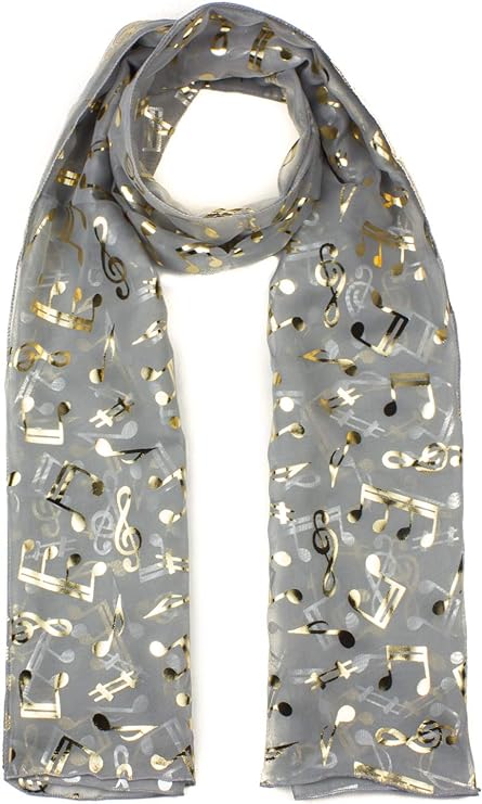 musical notes Lightweight scarf