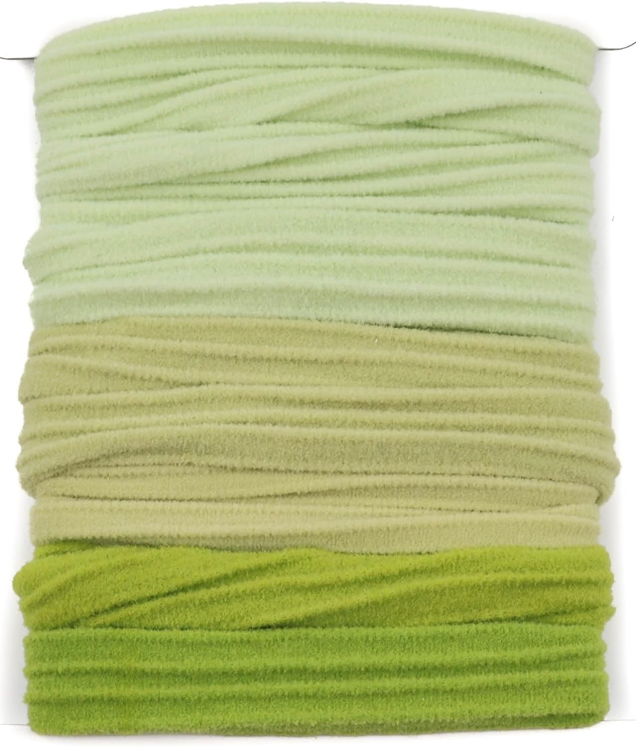 8pcs ribbed ponytail bands