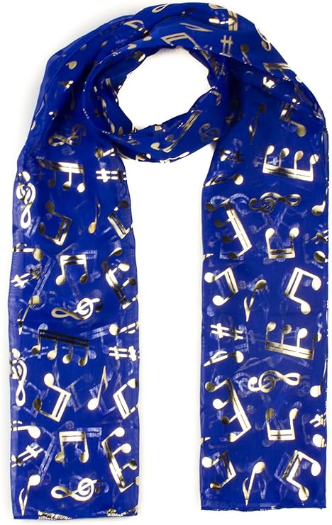 musical notes Lightweight scarf