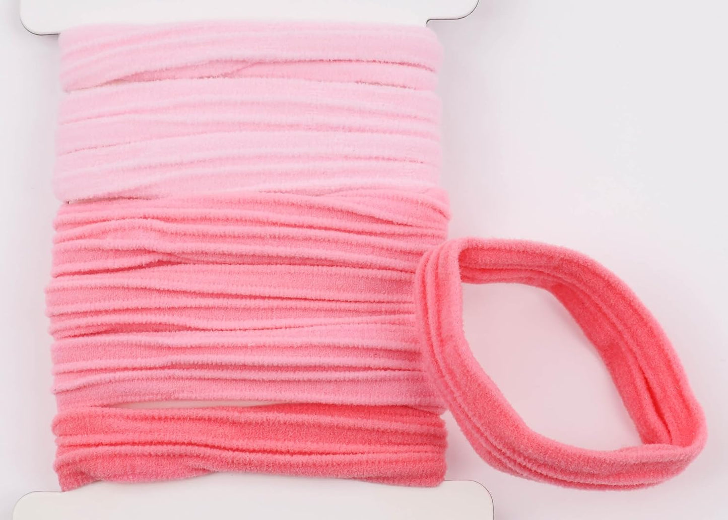 8pcs ribbed ponytail bands