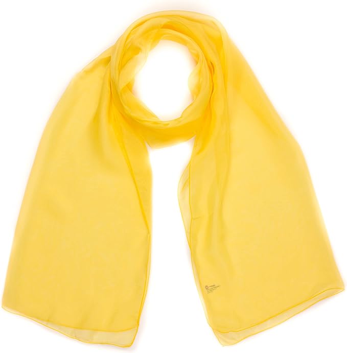 Classy plain chiffon scarf