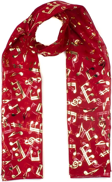musical notes Lightweight scarf