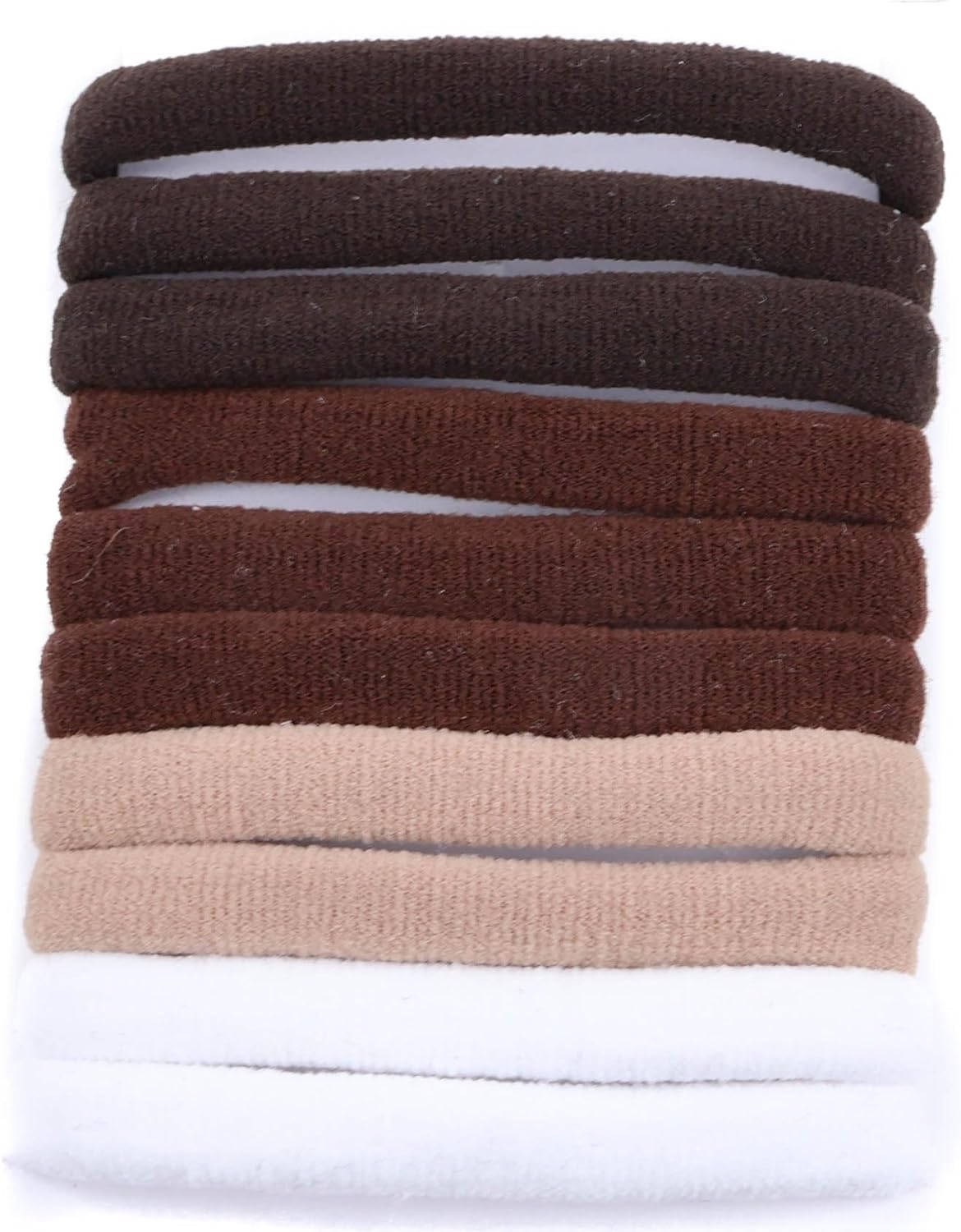 Set of 10pcs plain jersey large elastic