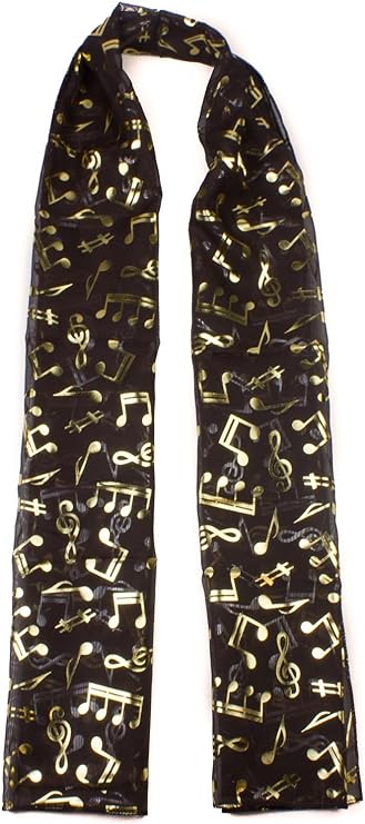 musical notes Lightweight scarf