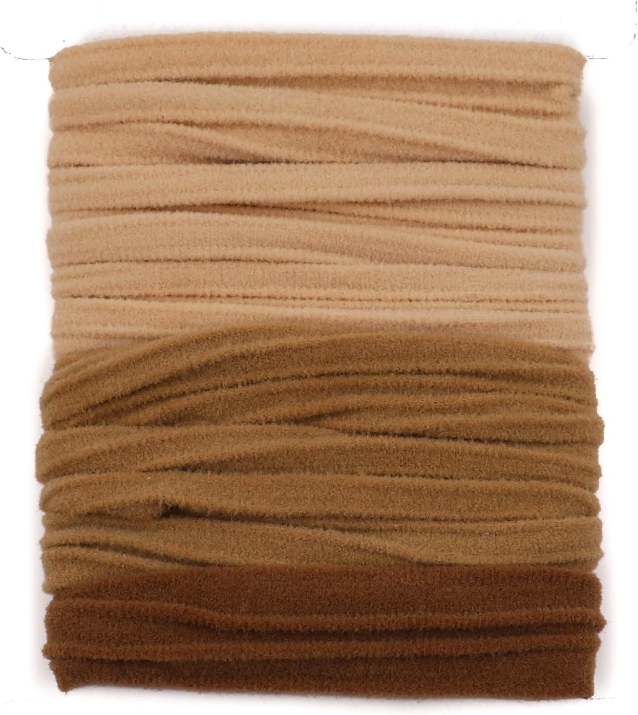 8pcs ribbed ponytail bands