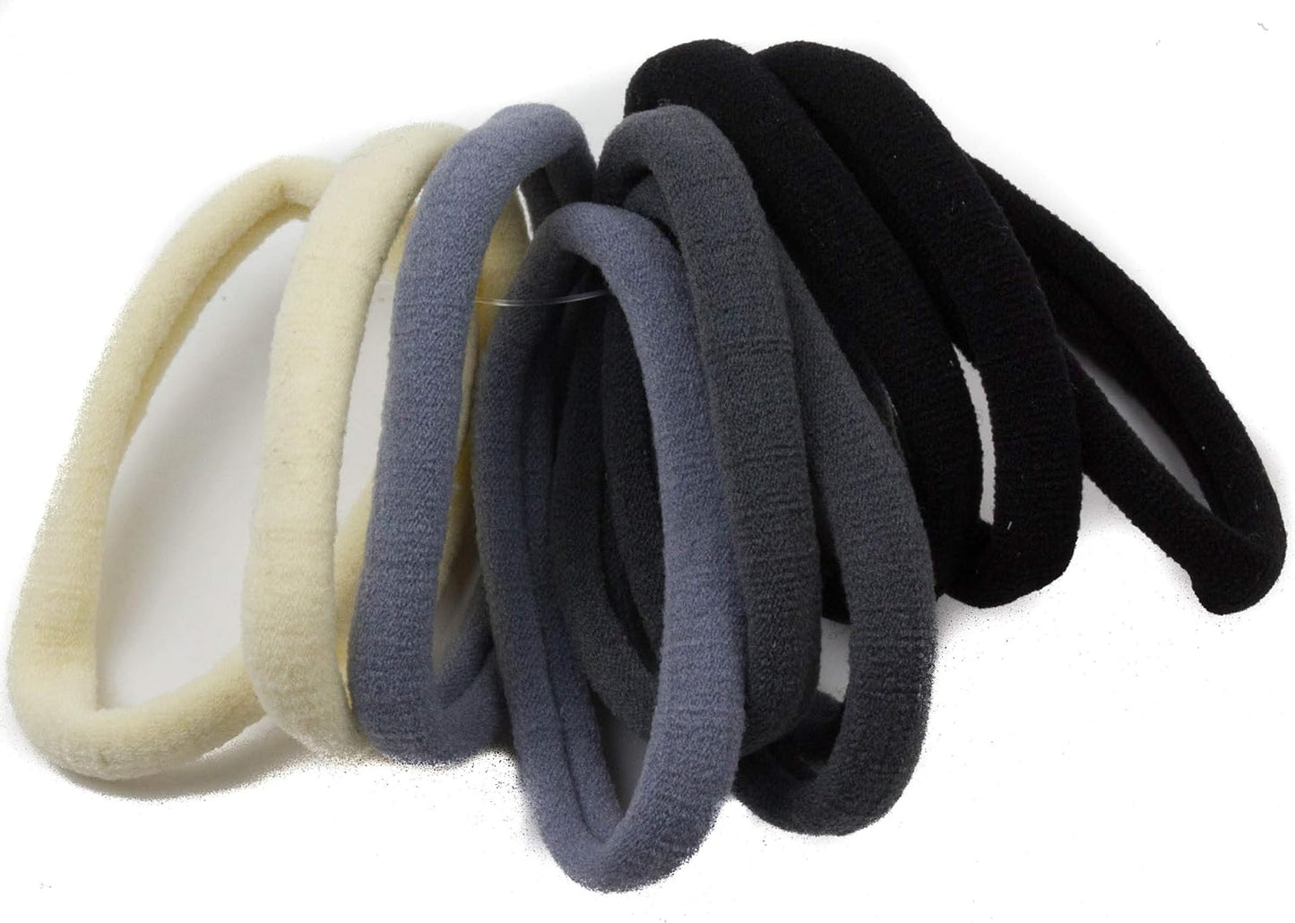 Set of 10pcs plain jersey large elastic