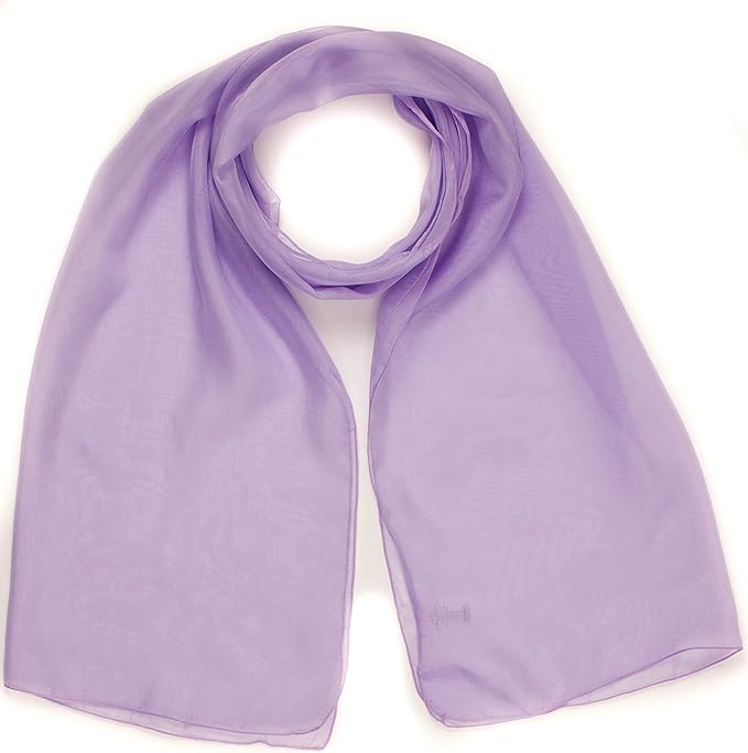 Classy plain chiffon scarf