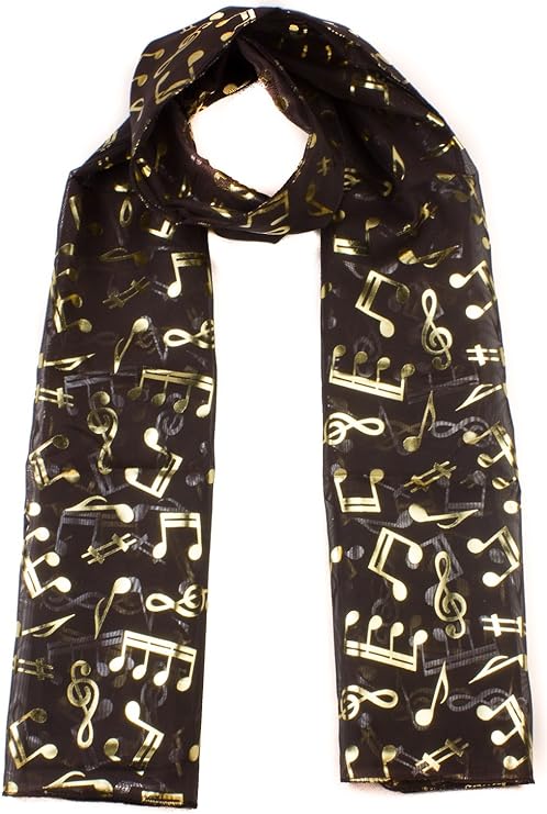 musical notes Lightweight scarf