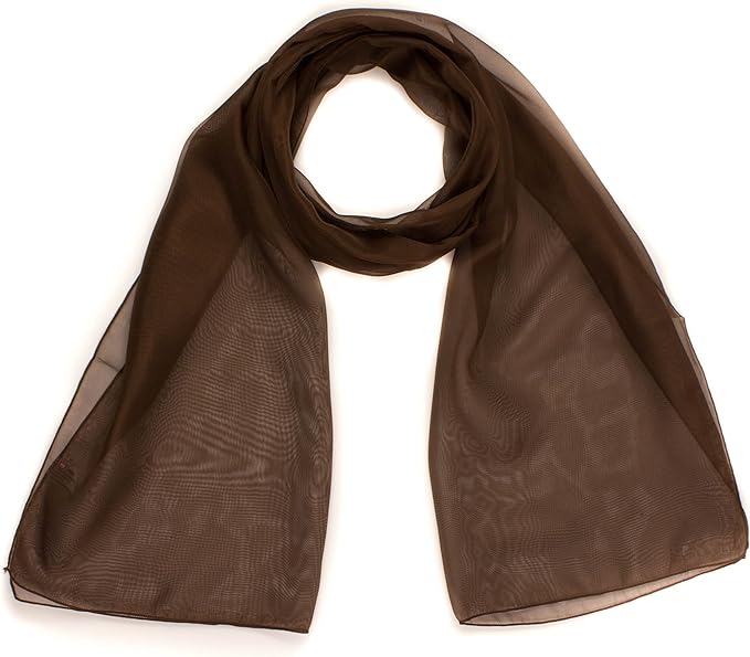 Classy plain chiffon scarf