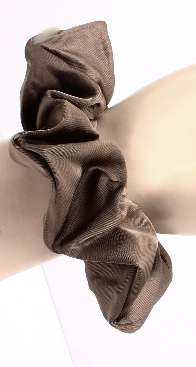 Large luxurious satin hair tie