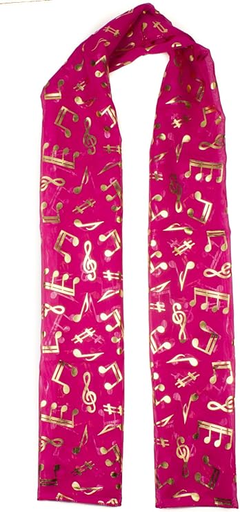musical notes Lightweight scarf
