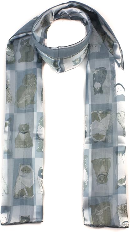 Cat printed scarves