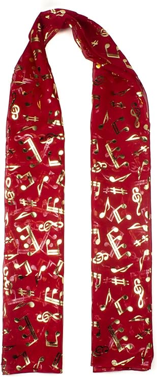 musical notes Lightweight scarf