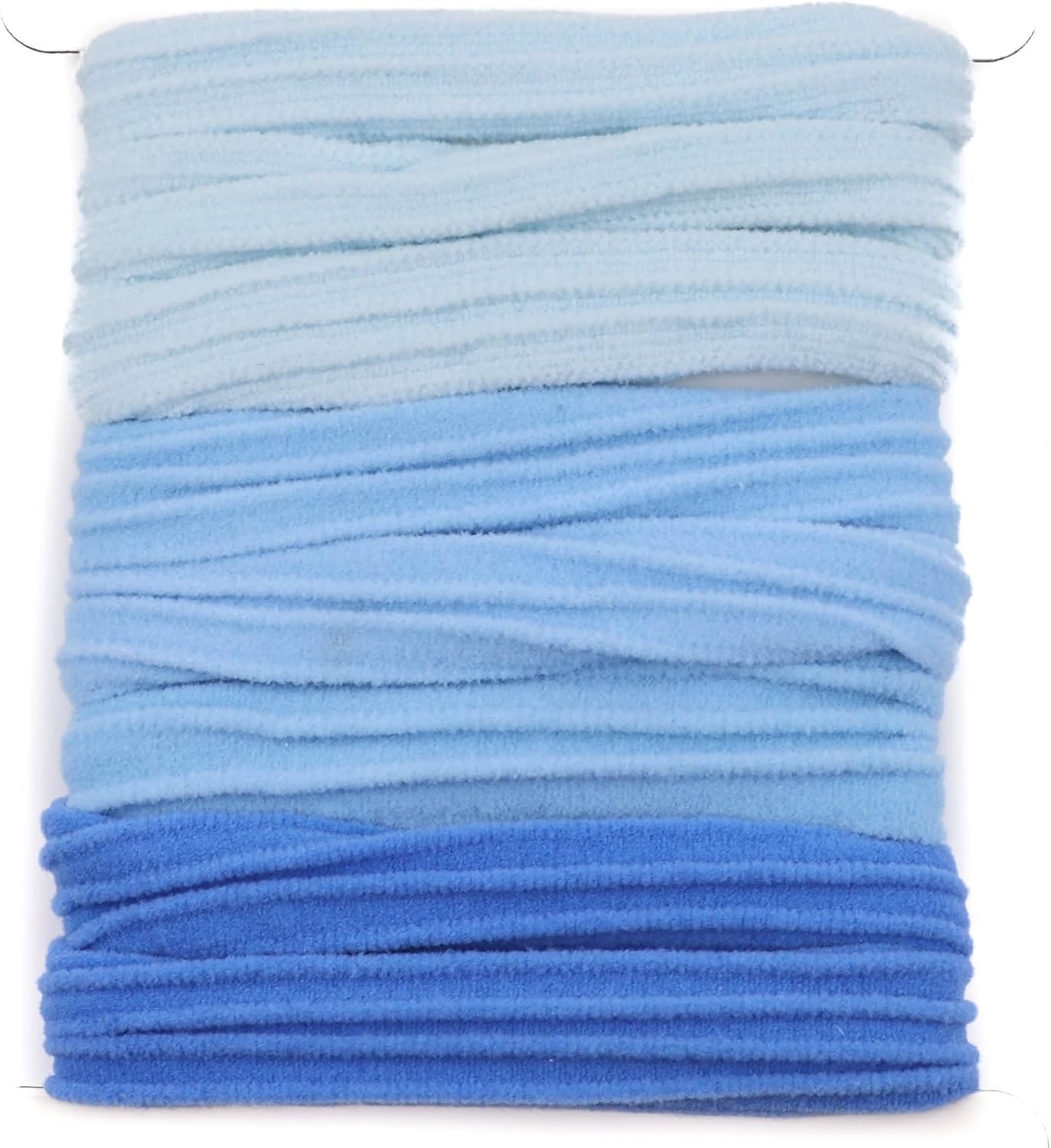 8pcs ribbed ponytail bands