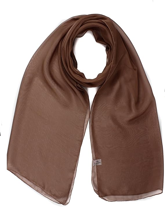 Classy plain chiffon scarf