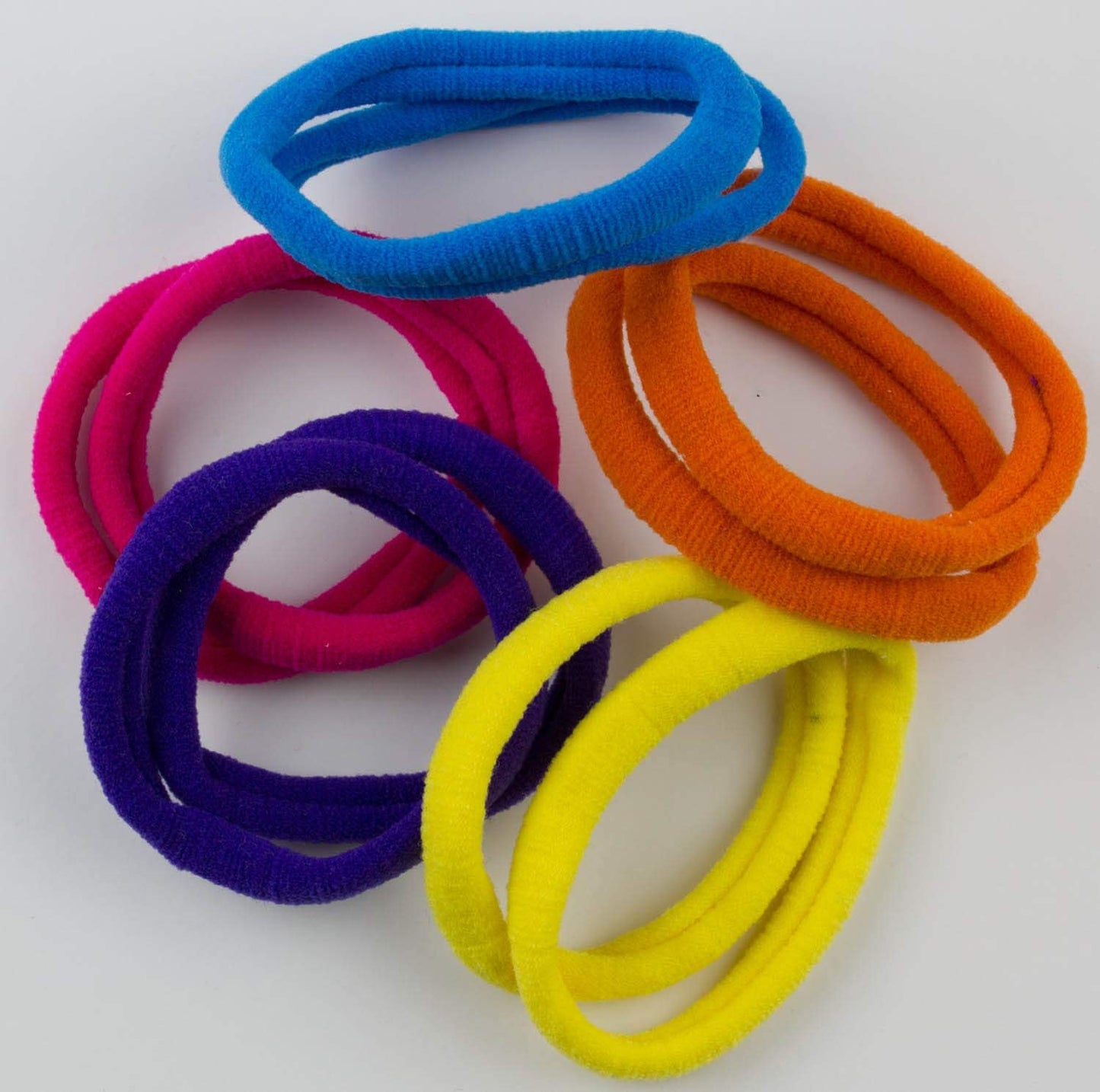 Set of 10pcs plain jersey large elastic
