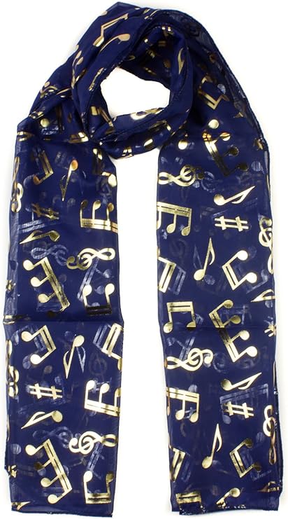 musical notes Lightweight scarf