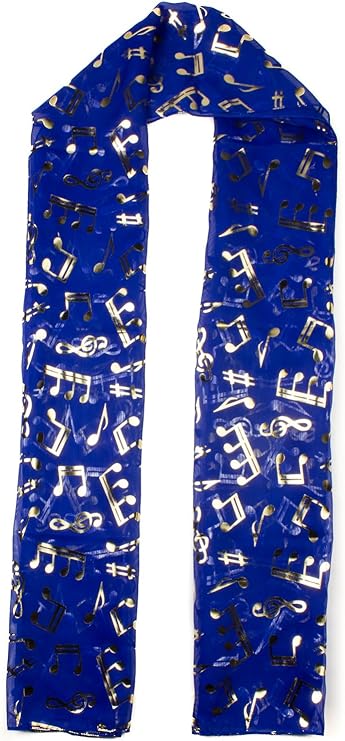 musical notes Lightweight scarf