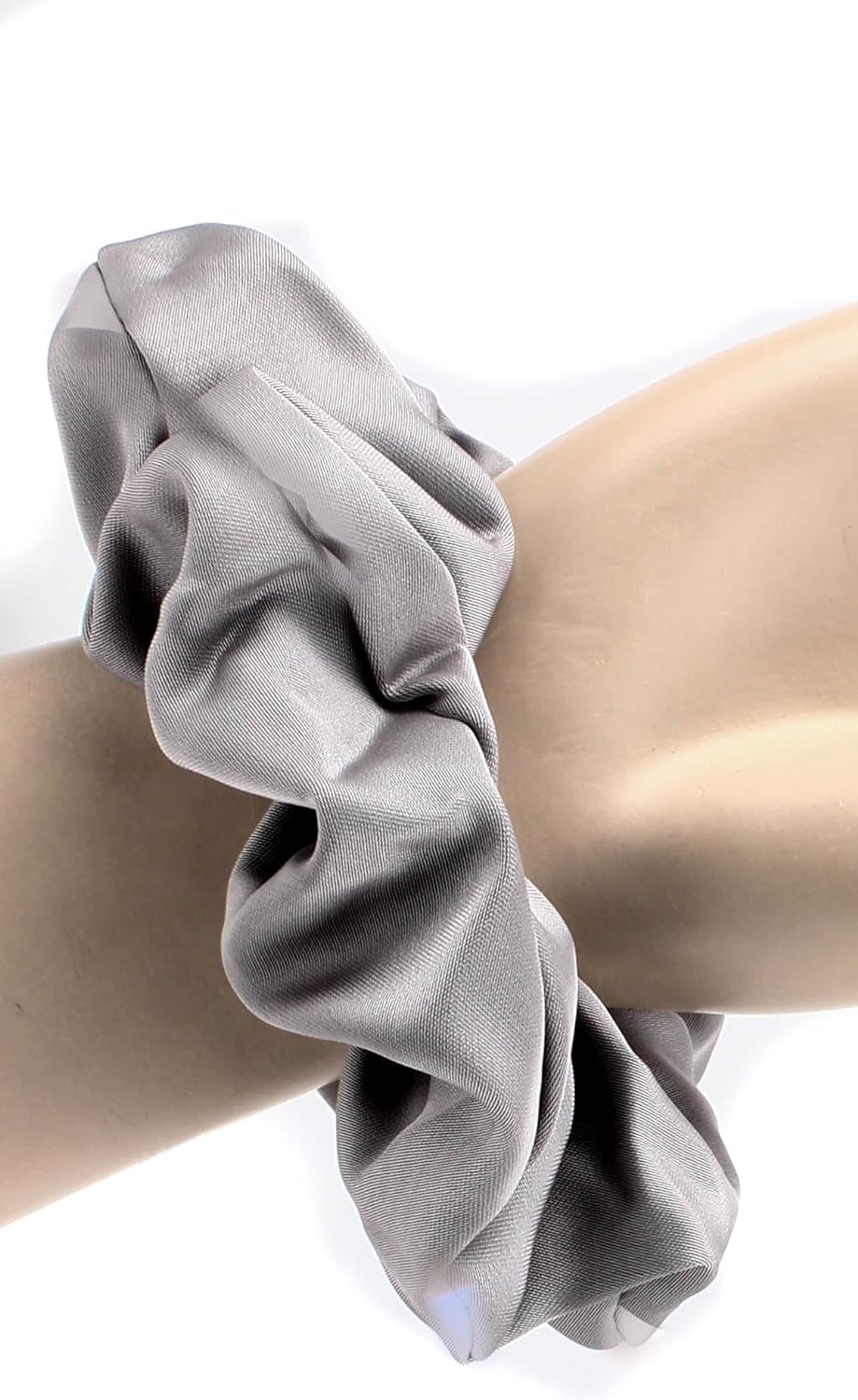 Large luxurious satin hair tie