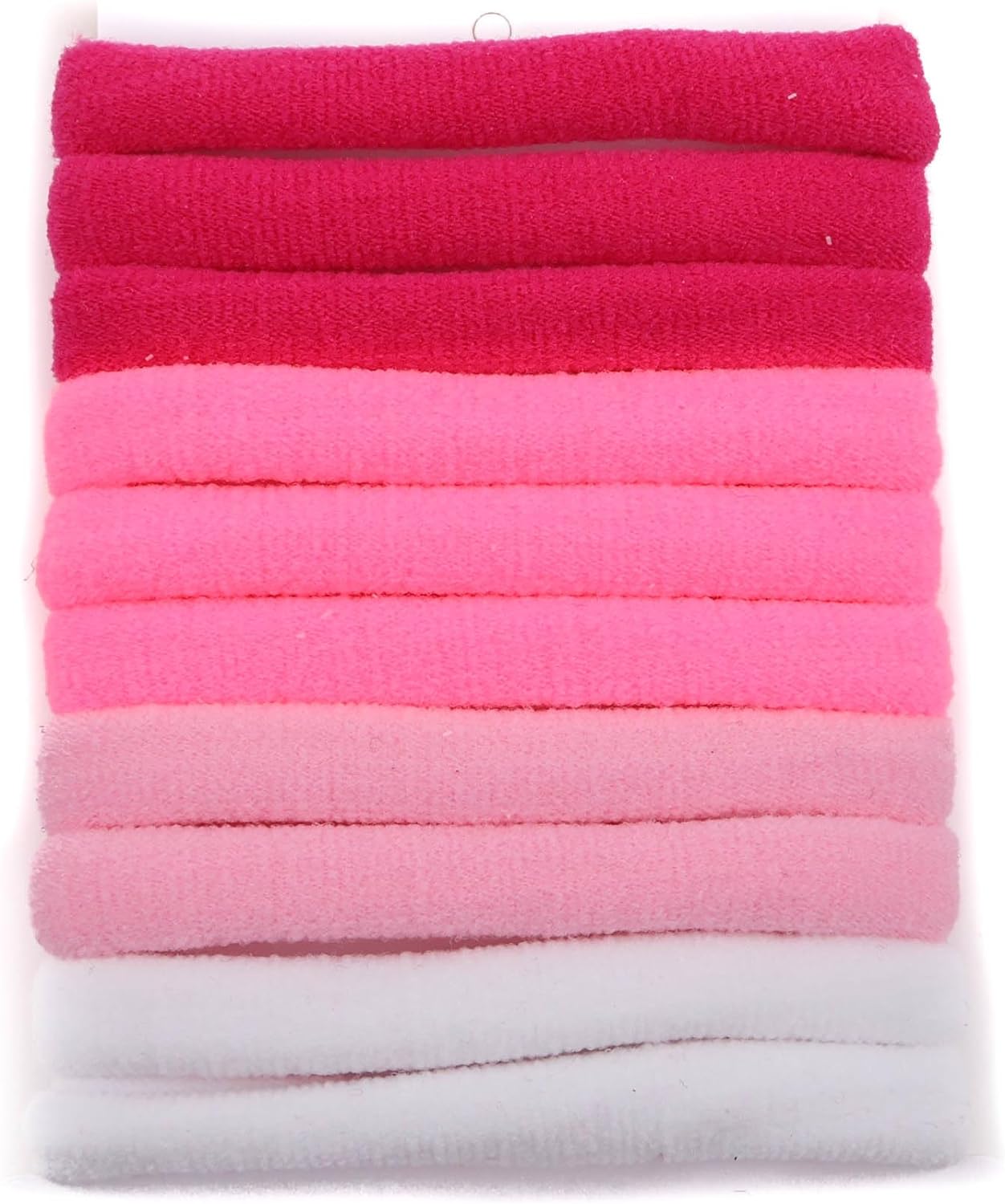 Set of 10pcs plain jersey large elastic