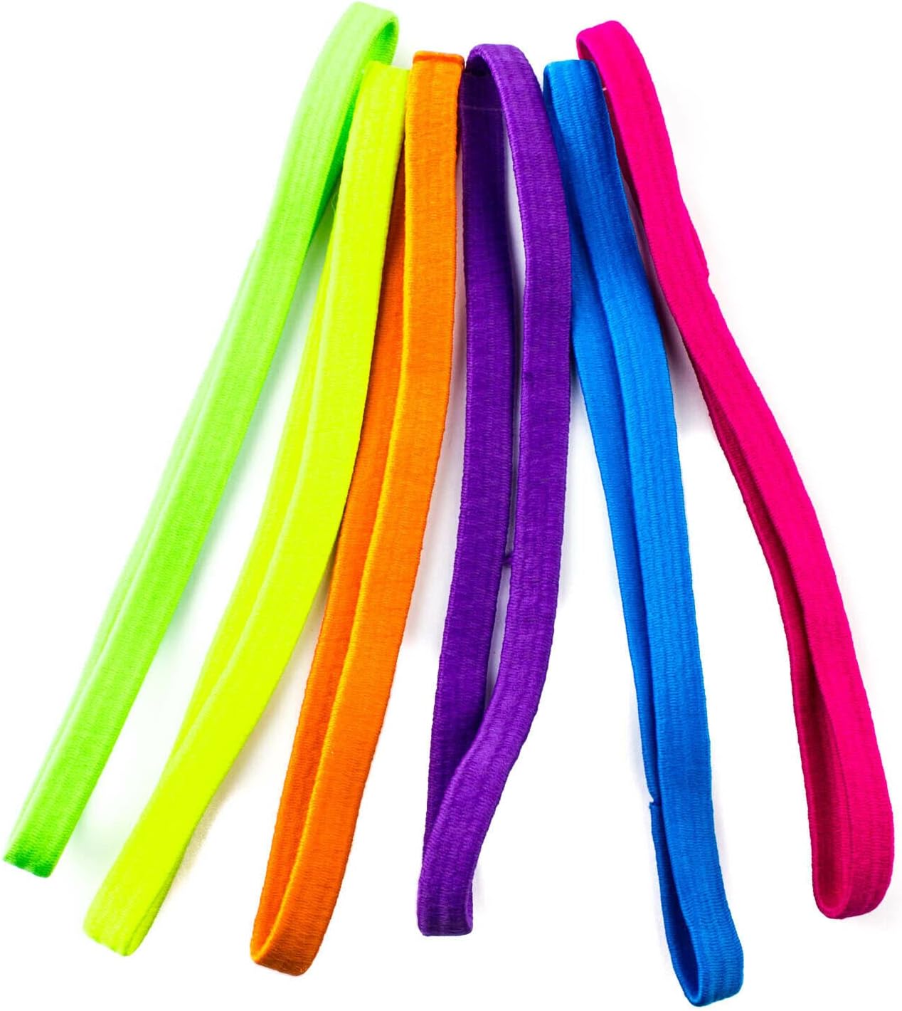 Pack of 6 unisex elastic bands 10mm (1cm)