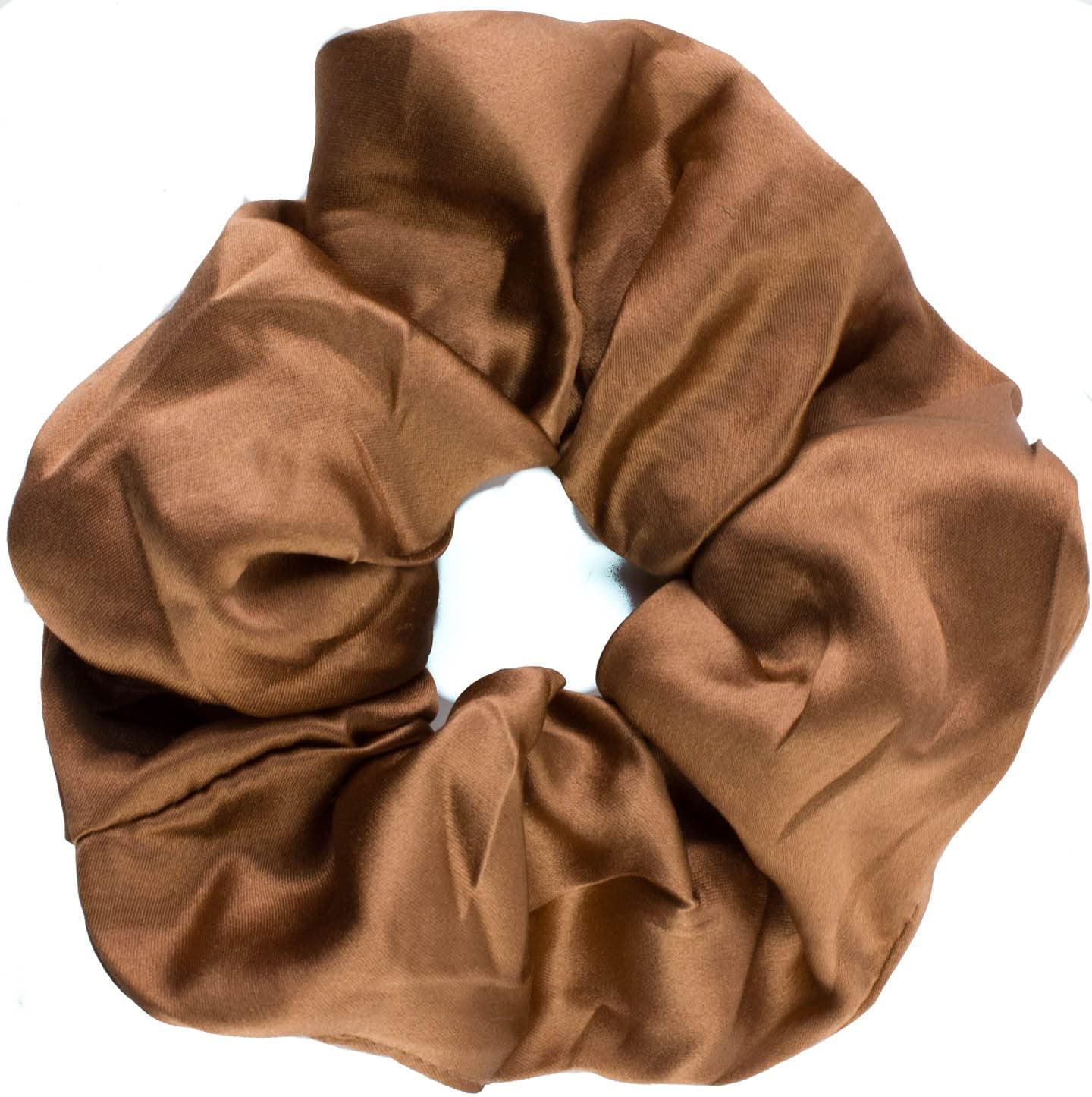 Large pure silk scrunchies