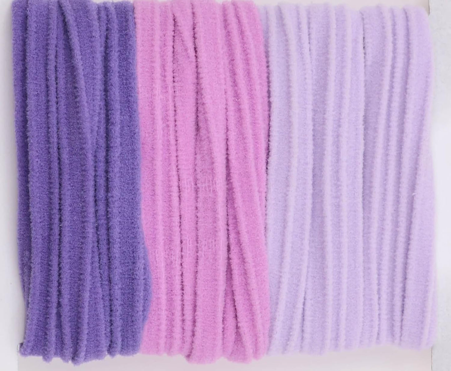 8pcs ribbed ponytail bands