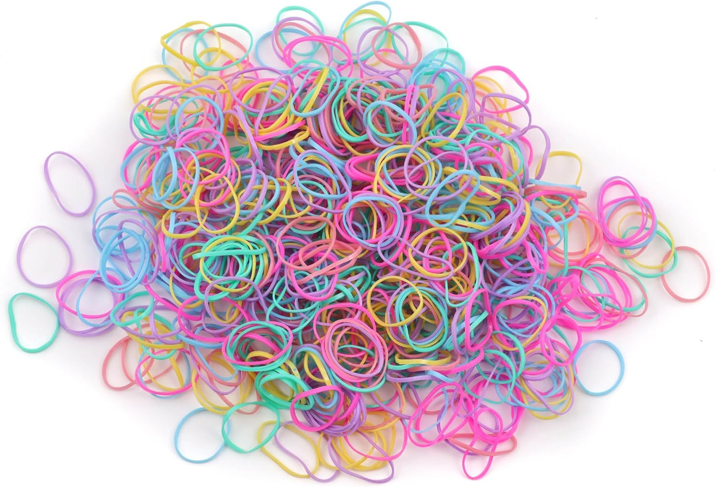 500pcs Mini hair elastic bands