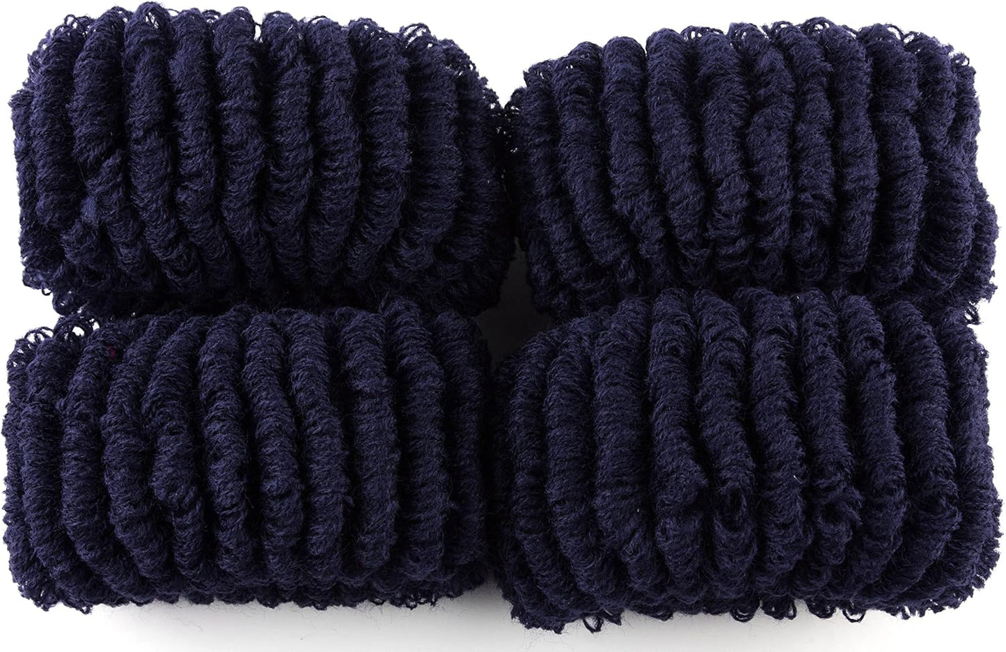 12pcs stretchy donut scrunchies