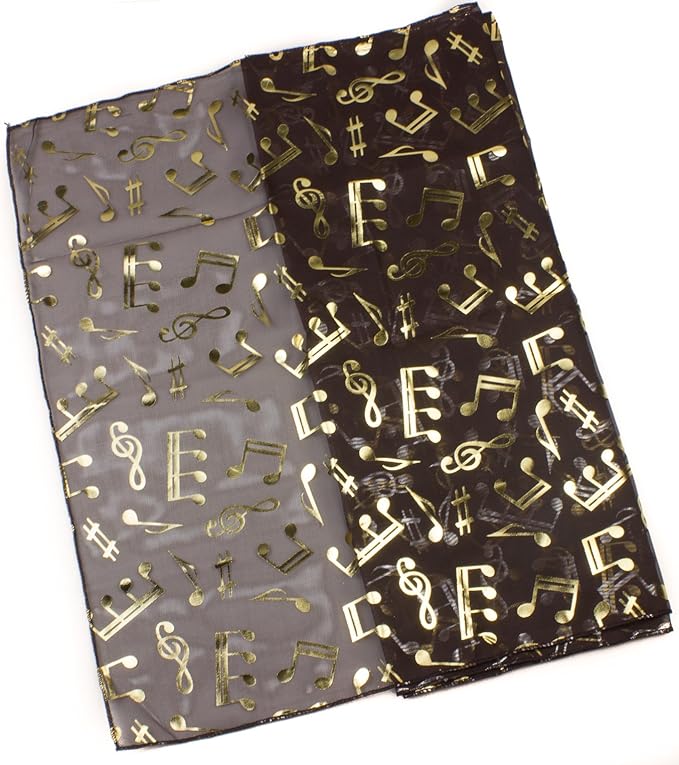 musical notes Lightweight scarf