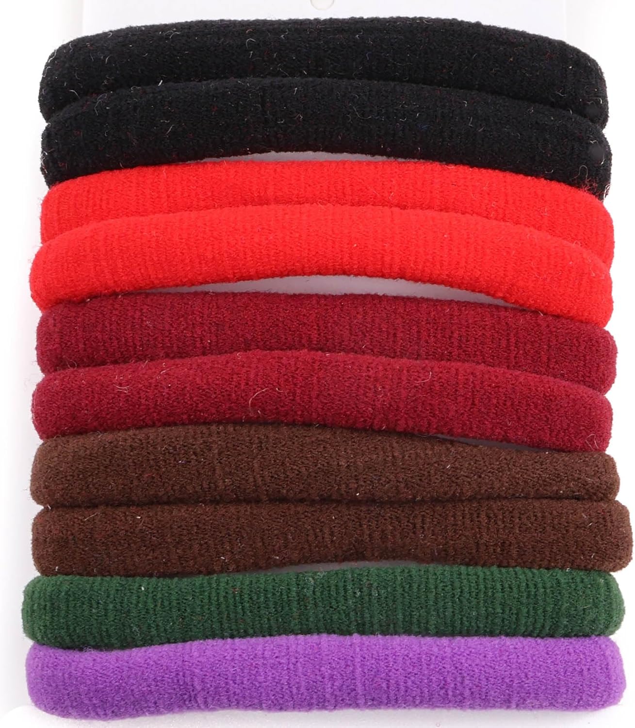 Set of 10pcs plain jersey large elastic