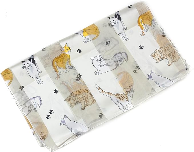 Cat printed scarves