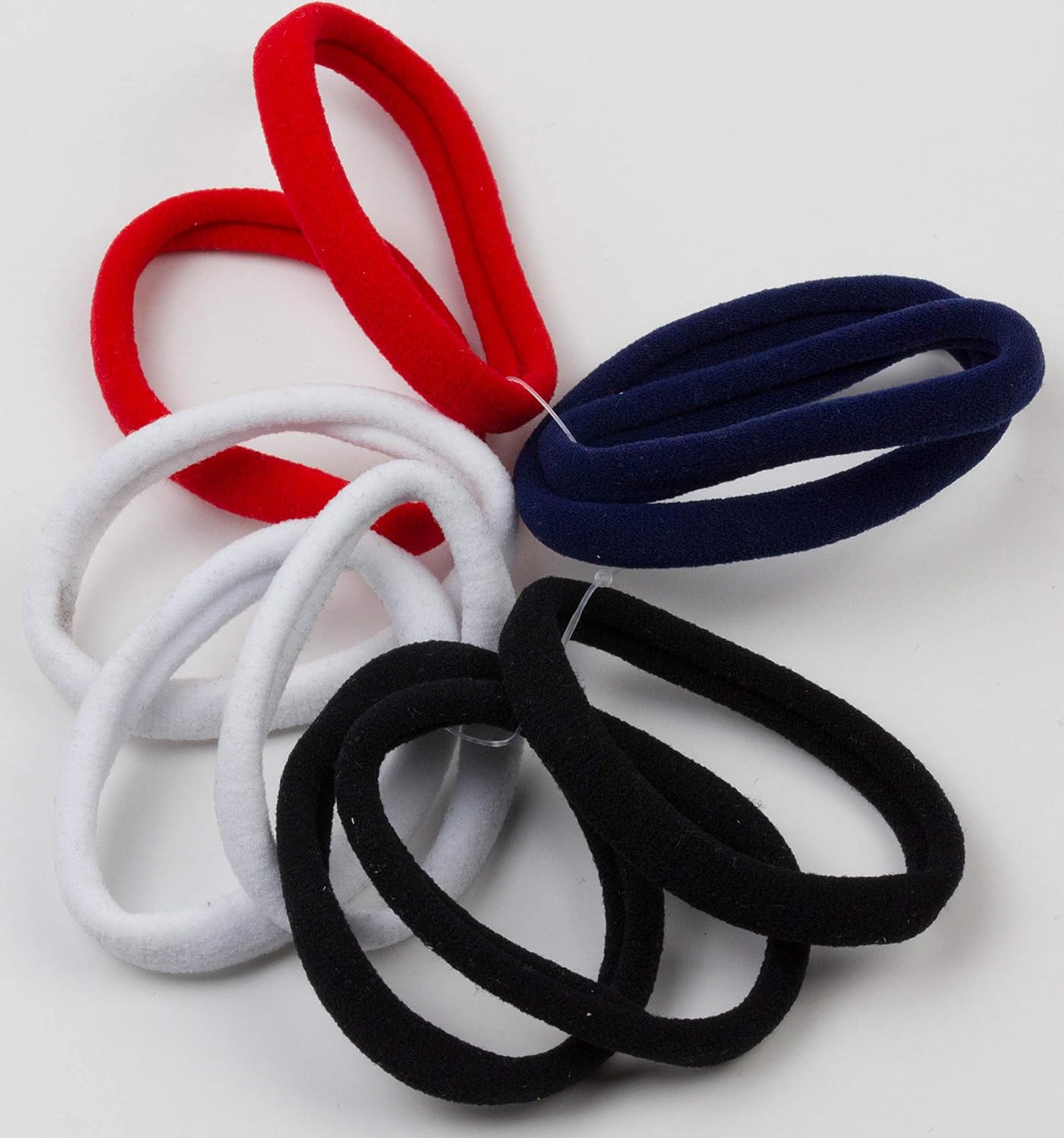 Set of 10pcs plain jersey large elastic