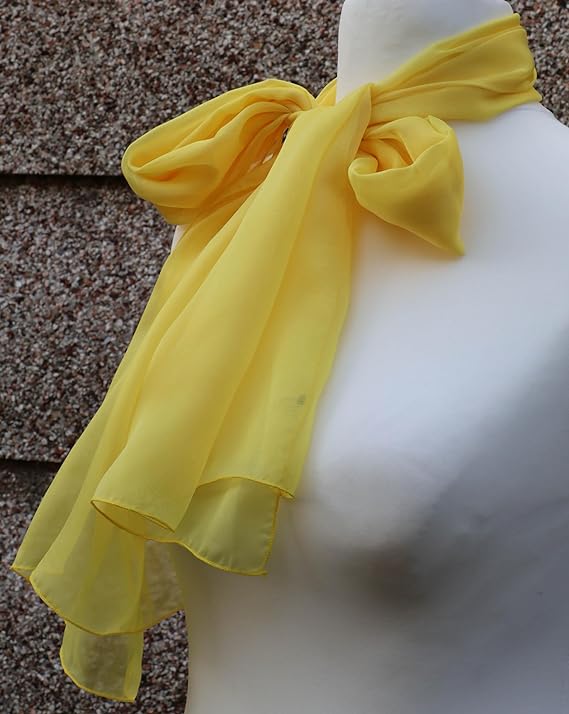 Classy plain chiffon scarf