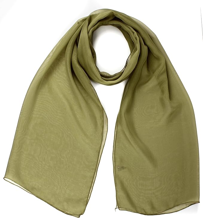 Classy plain chiffon scarf