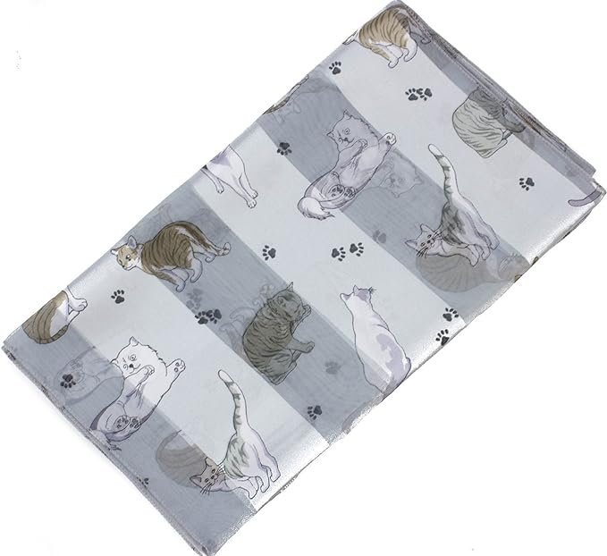 Cat printed scarves