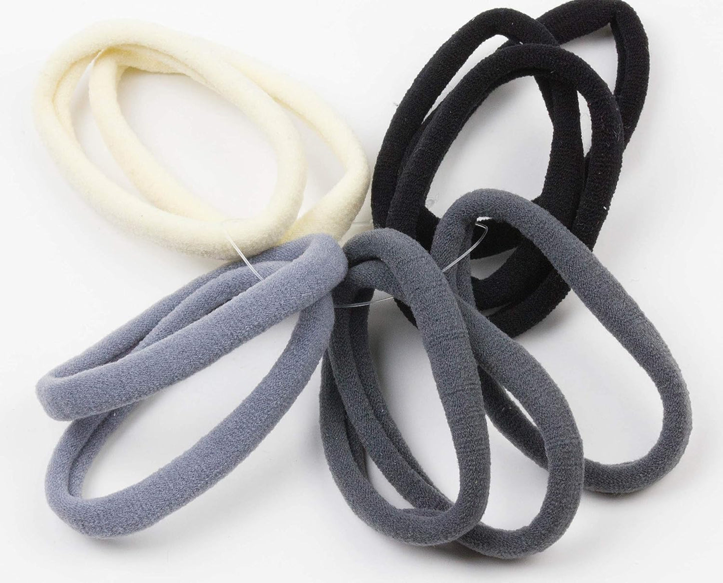 Set of 10pcs plain jersey large elastic