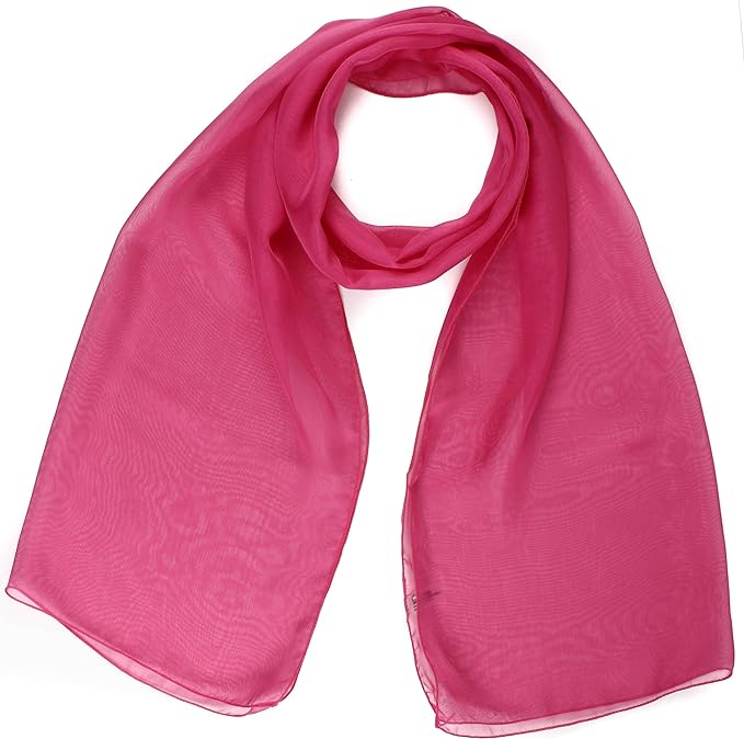 Classy plain chiffon scarf