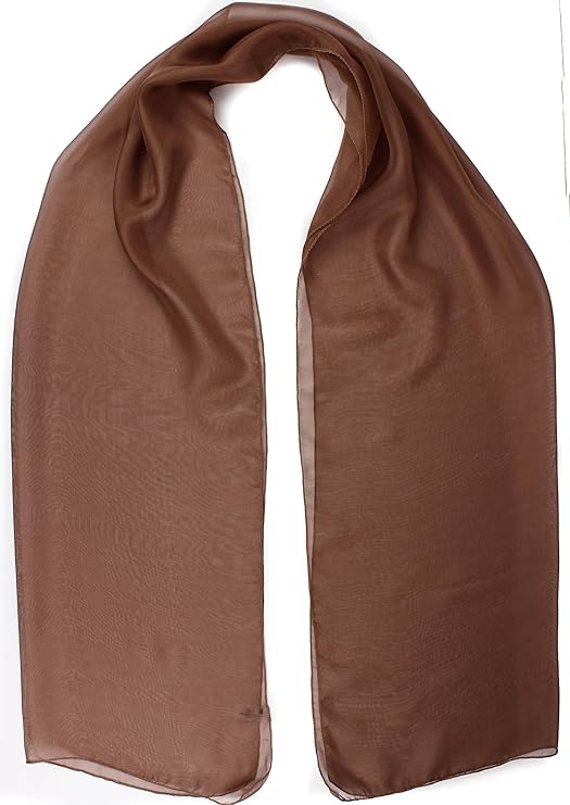 Classy plain chiffon scarf