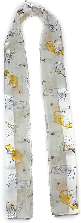 Cat printed scarves